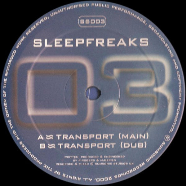 Sleepfreaks : Transport (12")