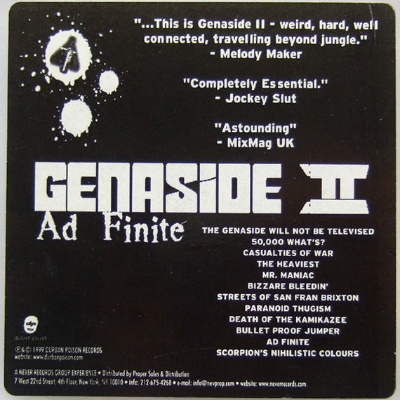 Genaside II : Ad Finité (CD, Album, Promo)