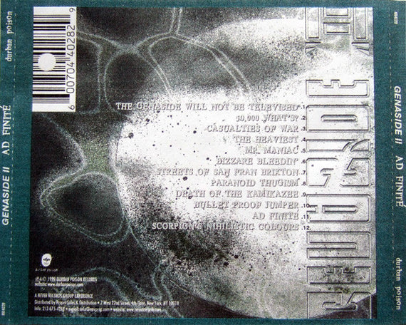 Genaside II : Ad Finité (CD, Album, Promo)