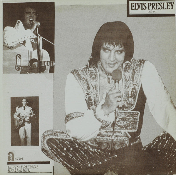 Elvis Presley : Elvis' Friends Remember (2xLP, Promo, Unofficial)