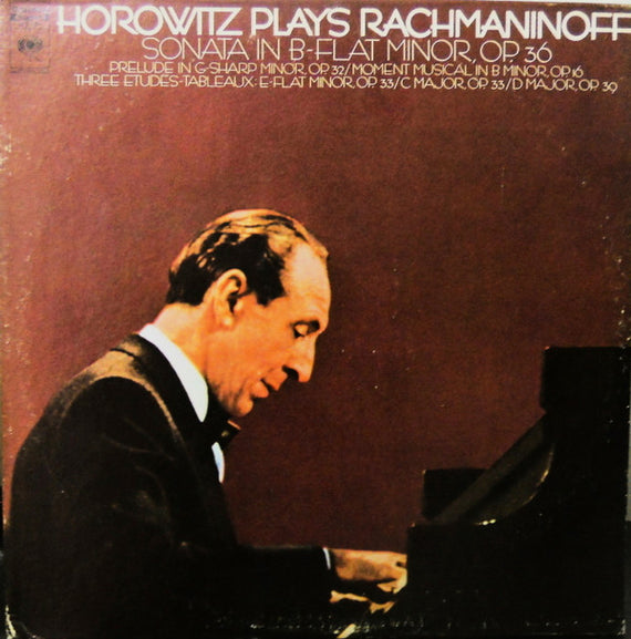 Horowitz* Plays Rachmaninoff* : Horowitz Plays Rachmaninoff (LP, Album)
