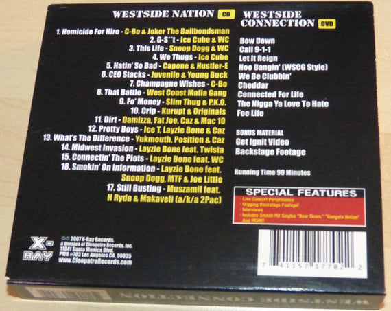 Various & Westside Connection : Westside Nation + Gangsta Nation Live (DVD-V, NTSC + CD, Comp)
