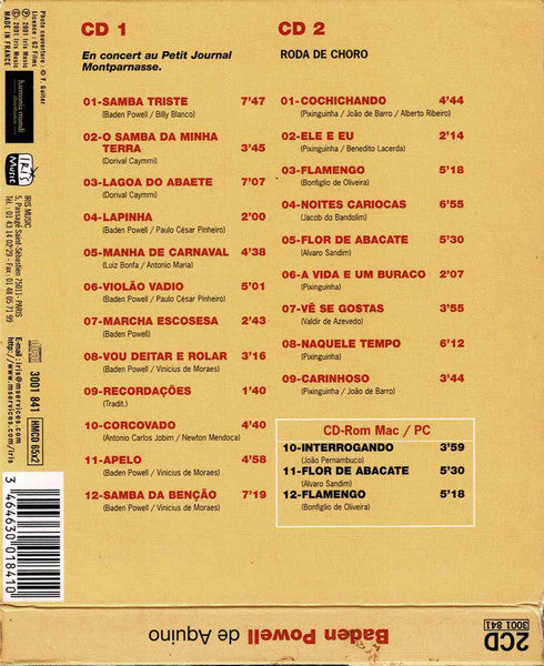 Baden Powell : Baden Powell De Aquino (2xCD, Album, Enh)