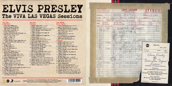Elvis Presley : The Viva Las Vegas Sessions (3xCD, Album, Comp, Dlx)
