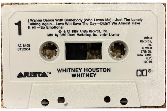 Whitney Houston : Whitney (Cass, Album, Club, Chr)