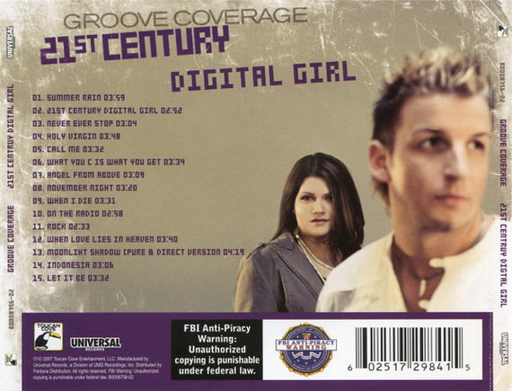 Groove Coverage : 21st Century Digital Girl (CD, Album)