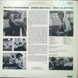 John Mayall With Eric Clapton : Blues Breakers (LP, Album, RE)