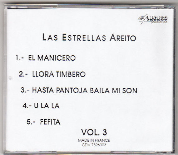 Estrellas De Areito : Vol. 3 (CD, Album, RE)