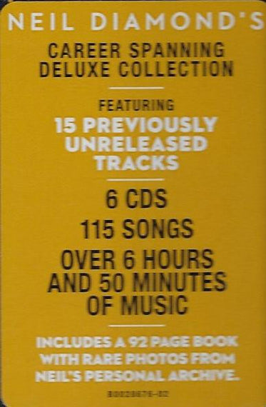 Neil Diamond : 50th Anniversary Collector's Edition (Box, Comp, Dlx, Boo + 6xCD, Mono, RM)