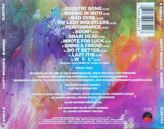 Happy Mondays : Bummed (CD, Album)