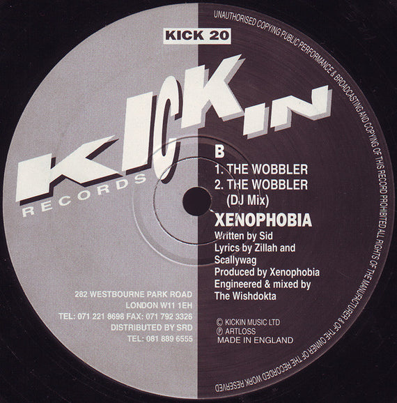 Xenophobia : Rushing The House / The Wobbler (12")