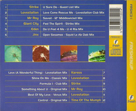 Various : Freshenup (CD, Comp + CD, Mixed)