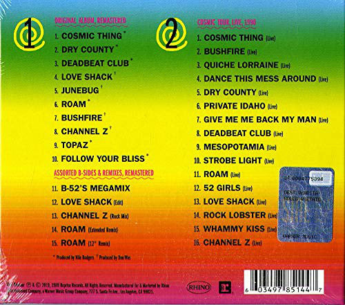 The B-52's : Cosmic Thing (2xCD, Album, RE, RM, 30t)