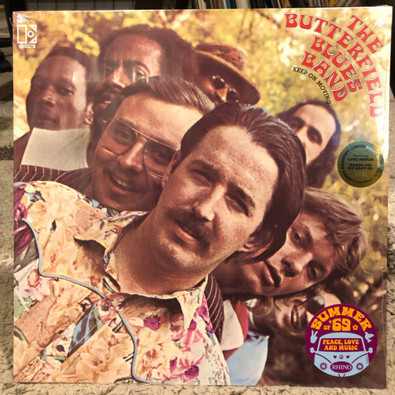 The Butterfield Blues Band* : Keep On Moving (LP, Album, Ltd, RE, Gol)