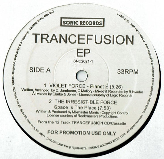 Various : Trancefusion EP (12", EP, Promo)