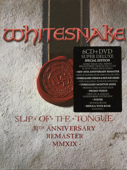 Whitesnake : Slip Of The Tongue (Box, Dlx, 30t + CD, Album, RE, RM + CD, Album, RE,)