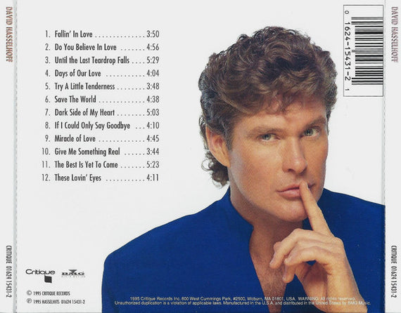 David Hasselhoff : David Hasselhoff (CD, Comp)