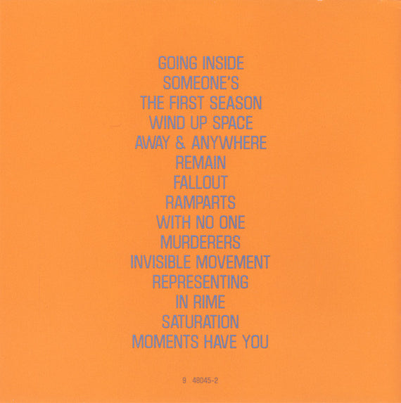 John Frusciante : To Record Only Water For Ten Days (CD, Album, Promo)