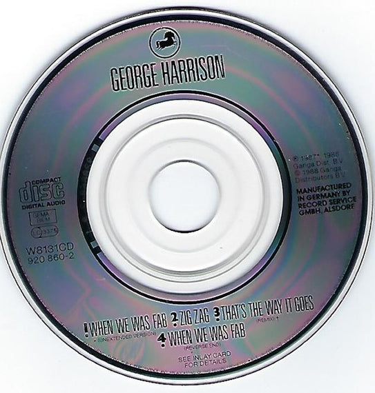 George Harrison : When We Was Fab (CD, Mini, Single)