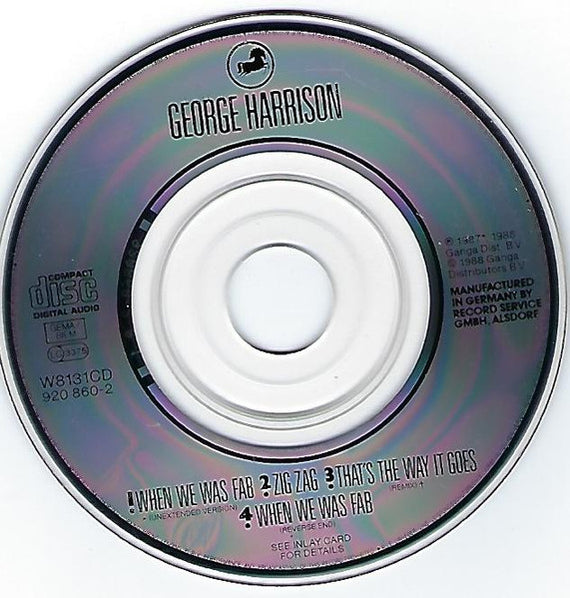 George Harrison : When We Was Fab (CD, Mini, Single)