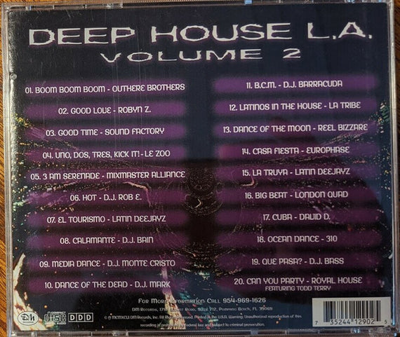 Various : Deep House L.A. - Volume 2 (CD, Comp, Mixed)
