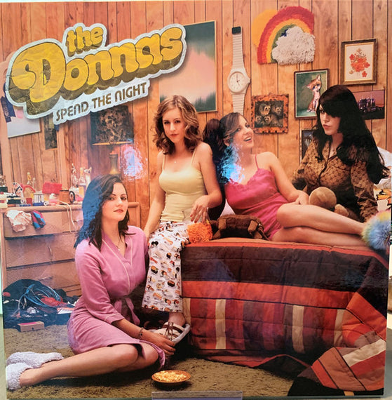 The Donnas : Spend The Night (2xLP, Album, Dlx, Ltd, Num, RE, Yel)