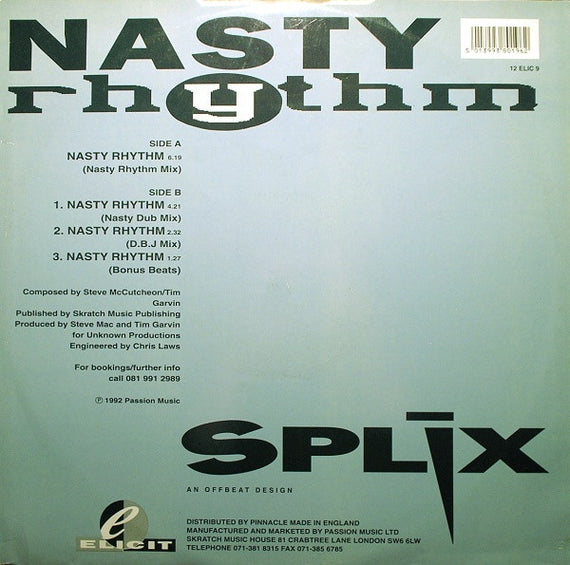 DJ Splix : Nasty Rhythm (12")