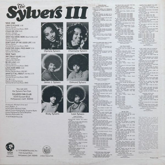 The Sylvers : The Sylvers III (LP, Album)