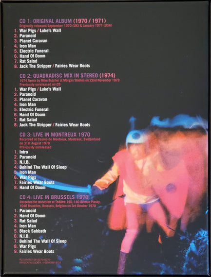 Black Sabbath : Paranoid Super Deluxe (CD, Album, RE, RM + CD, Album, RE, RM + CD, Album )