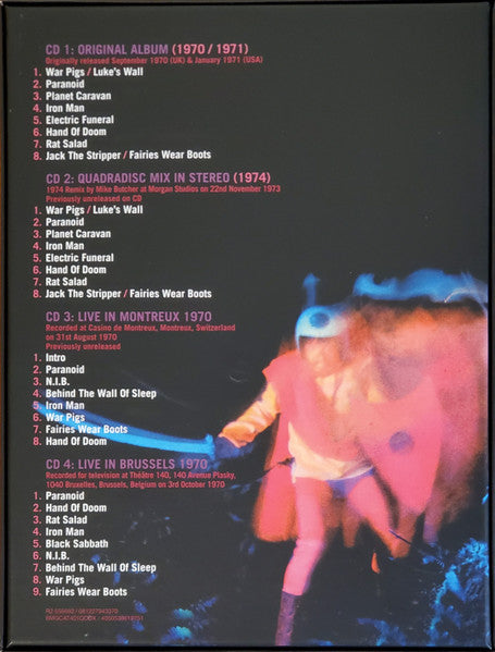 Black Sabbath : Paranoid Super Deluxe (CD, Album, RE, RM + CD, Album, RE, RM + CD, Album )
