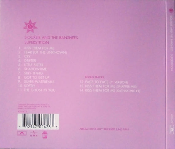Siouxsie & The Banshees : Superstition (CD, Album, RE, RM, RP, Dig)