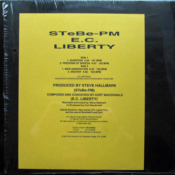 STeBe-PM & E.C. Liberty : Question/Freedom Of Speech (LP, MiniAlbum)