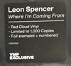 Leon Spencer, Jr. : Where I'm Coming From (LP, Album, Club, Ltd, Num, RE, Red)