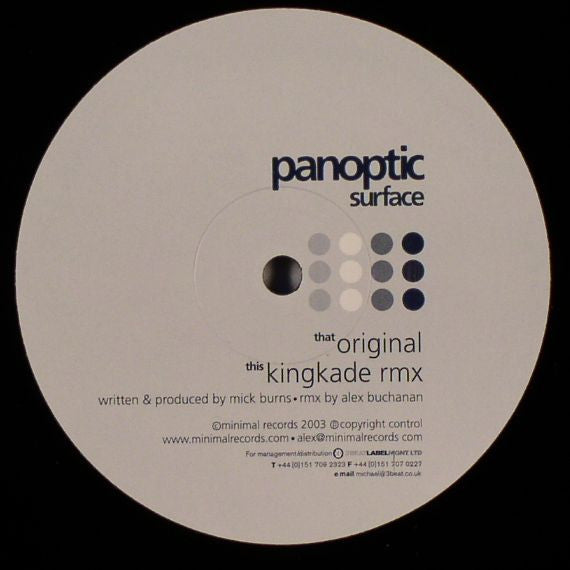 Panoptic : Surface (12")