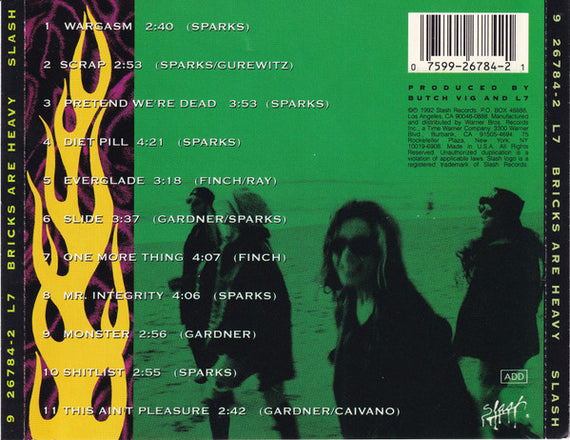 L7 : Bricks Are Heavy (CD, Album, SRC)