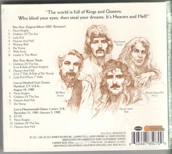 Black Sabbath : Heaven And Hell (2xCD, Album, Dlx, RE, RM)