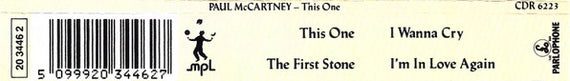 Paul McCartney : This One (CD, Single)