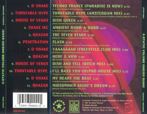 Various : X-Static Volume One / Go Bang! (CD, Comp)