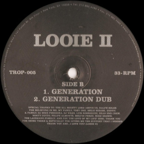 Da Fantom Menace / Looie II : La-Tin-Da-Da / Generation (12")