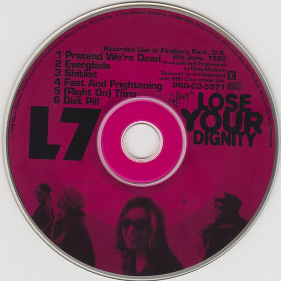L7 : Lose Your Dignity (CD, Promo)