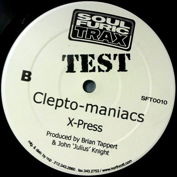 Cleptomaniacs : Numero Uno / X-Press (12", TP)