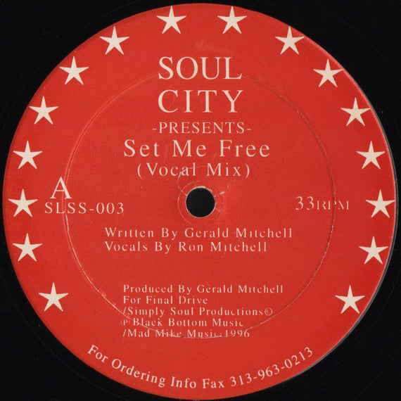 Gerald Mitchell : Set Me Free (12")
