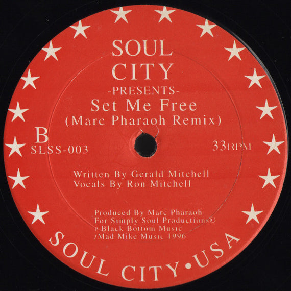Gerald Mitchell : Set Me Free (12")