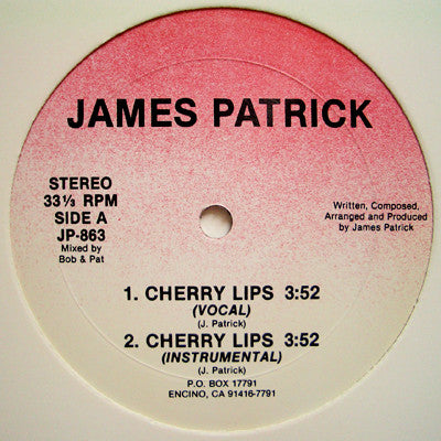 James Patrick (2) : Cherry Lips (12")