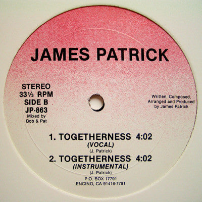James Patrick (2) : Cherry Lips (12")