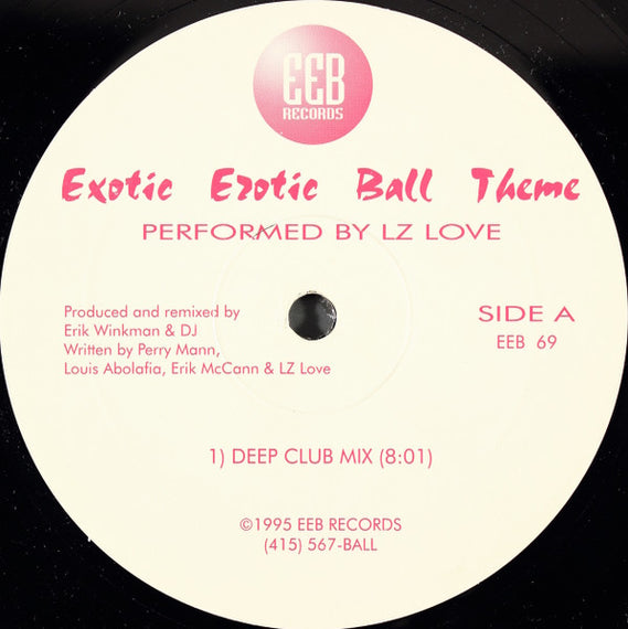 LZ Love : Exotic Erotic Ball Theme (12")