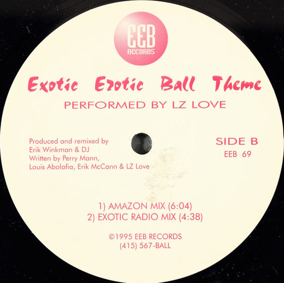 LZ Love : Exotic Erotic Ball Theme (12")