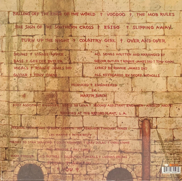 Black Sabbath : Mob Rules (LP, Album, RSD, Ltd, Pic, RE, RM)