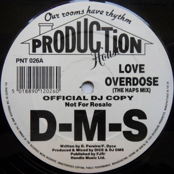 DMS : Love Overdose (12")