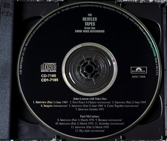 The Beatles / David Wigg : The Beatles Tapes From The David Wigg Interviews (2xCD, Club, RE)